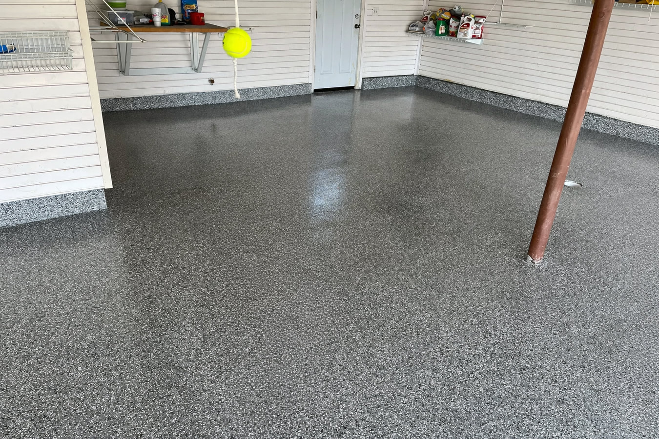 Garage floor concrete
